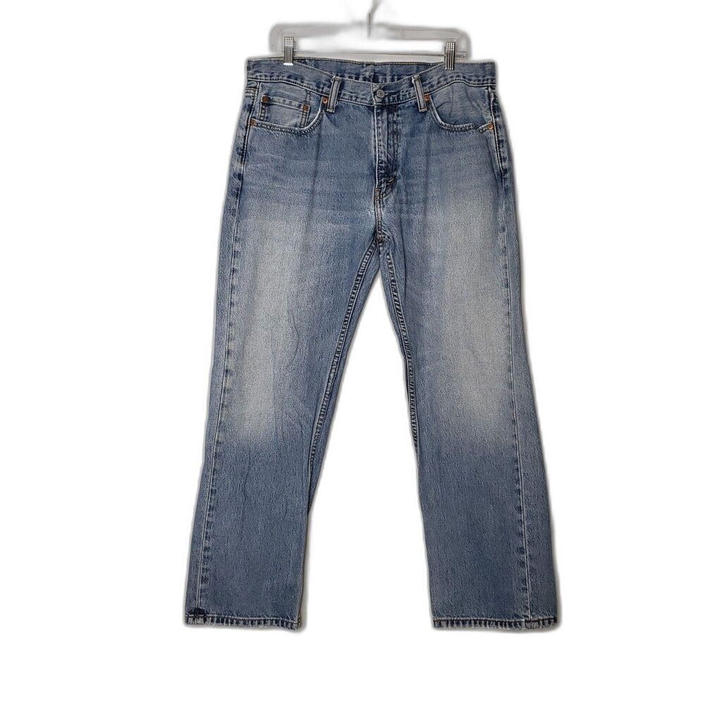 Levis 559Jeans Mens 36x30 Blue Denim Straight Leg Classic 100 Cotton Medium Wash